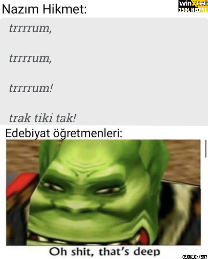 Nazım Hikmet: trrrrum,...