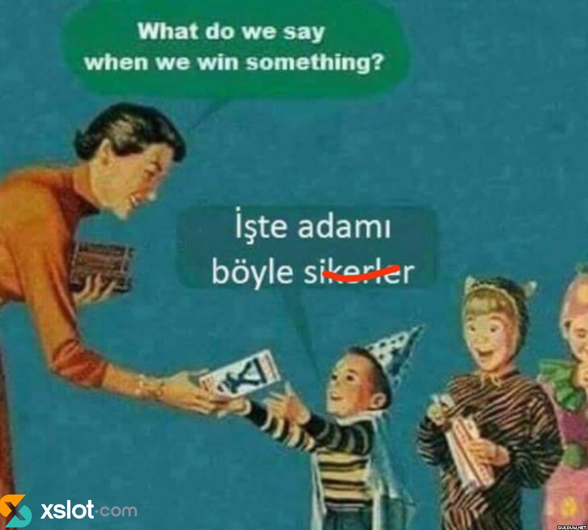 What do we say when we win...