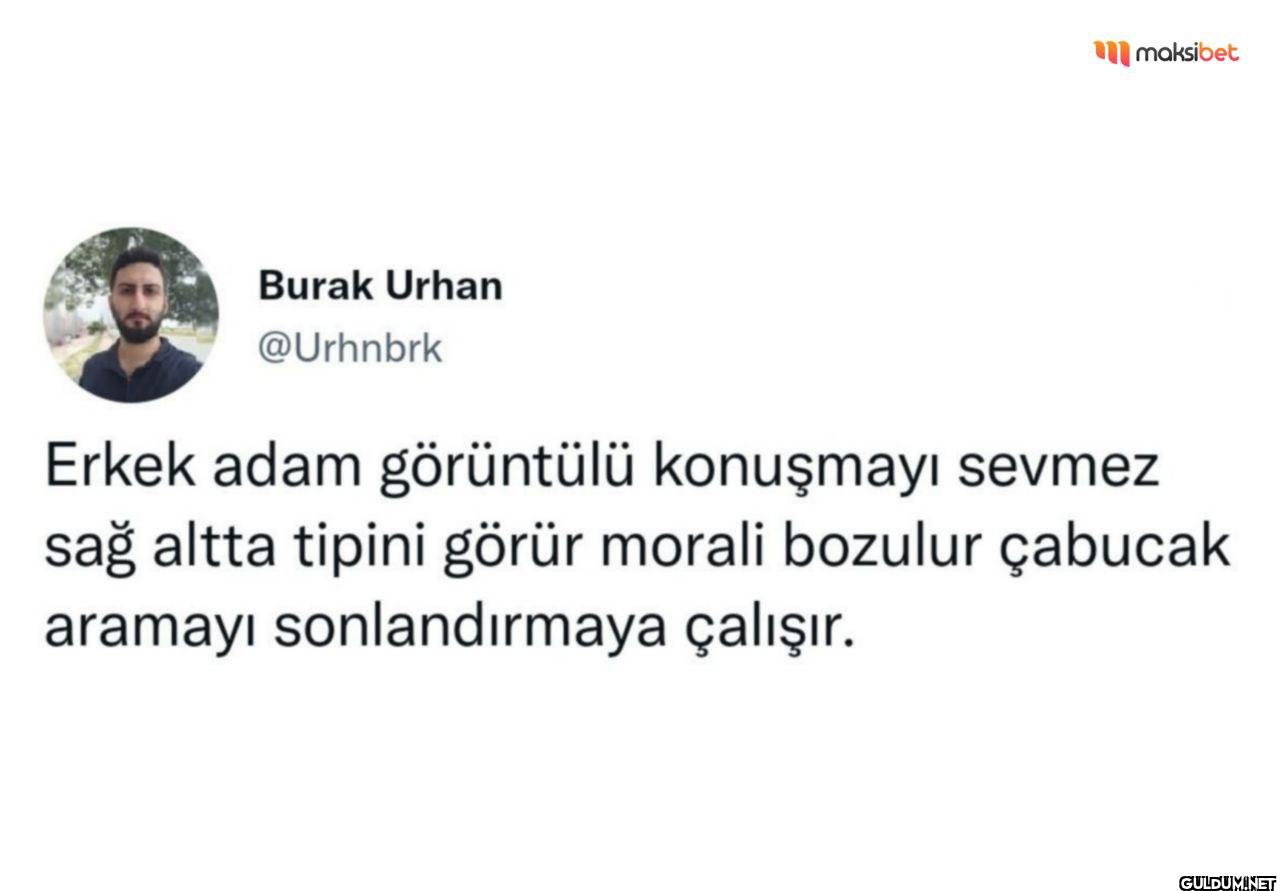 Erkek adam görüntülü...