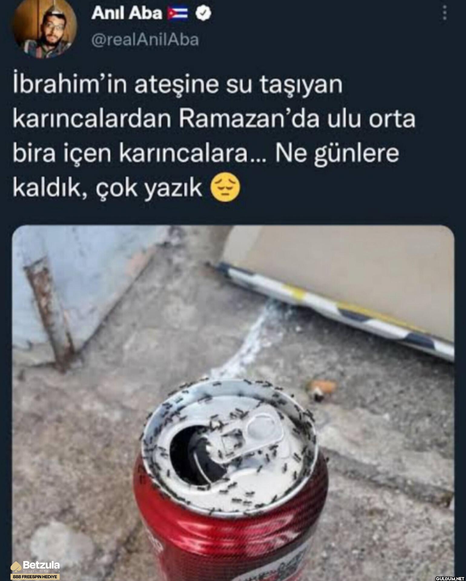 İbrahim'in ateşine su...