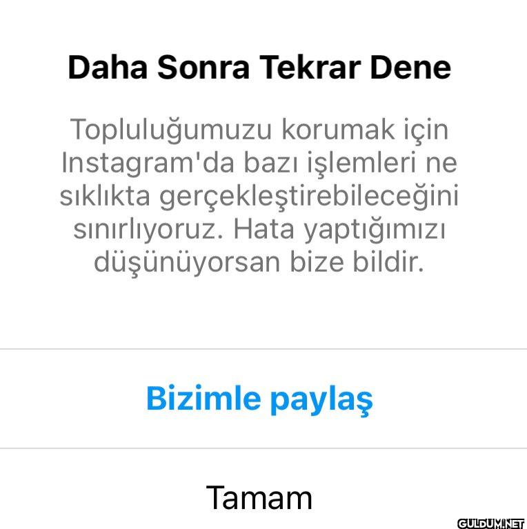 instada bu hatanın çözümü...
