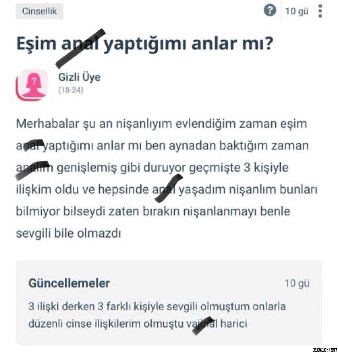 Cinsellik Eşim anaı...