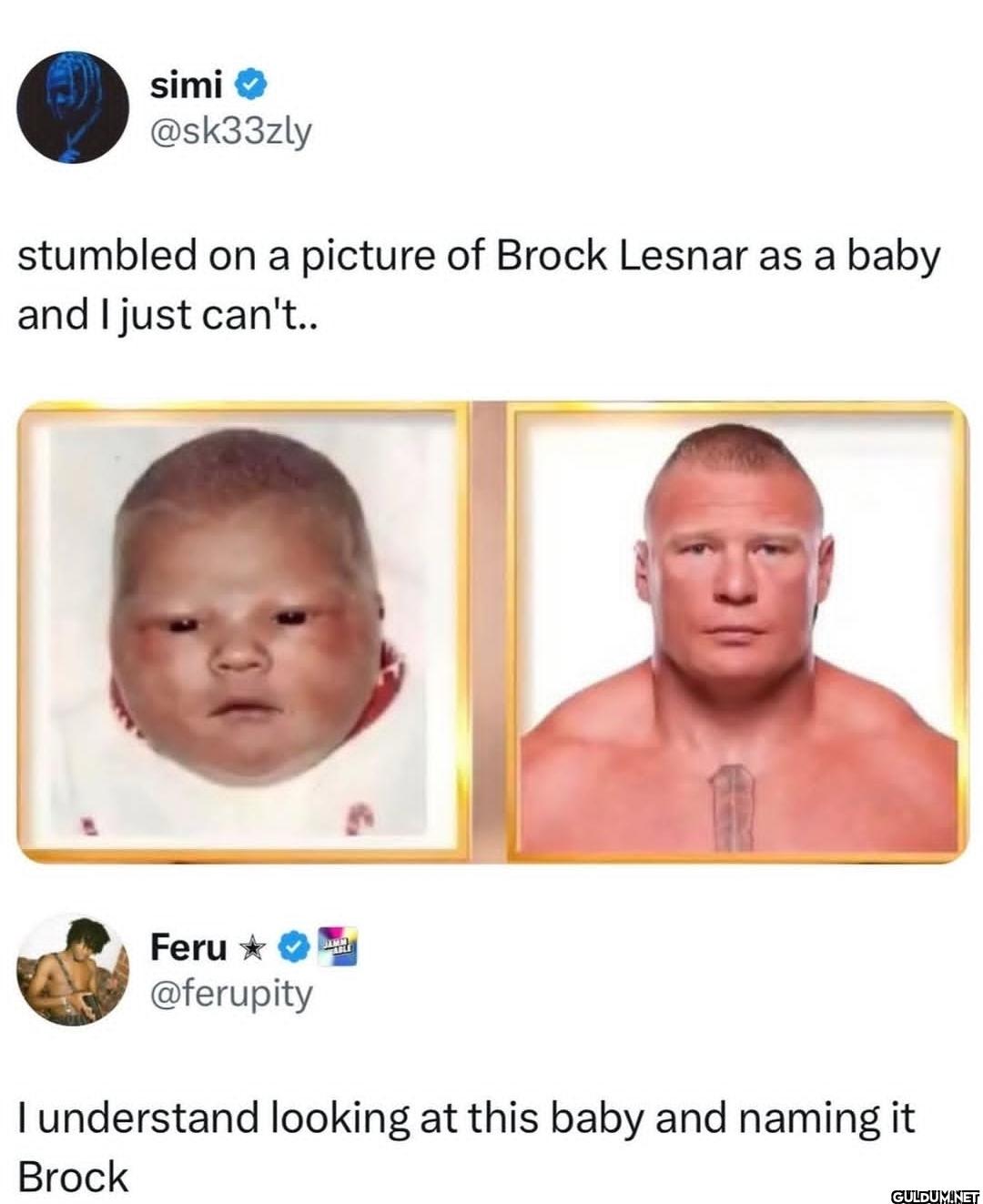 Brock was born ready to...