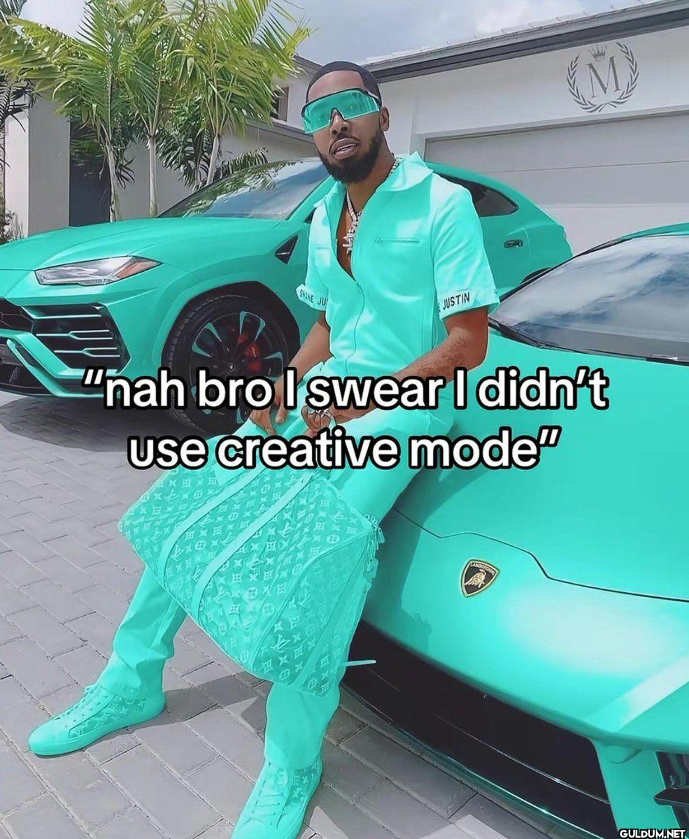 nah bro I swear I didn't...