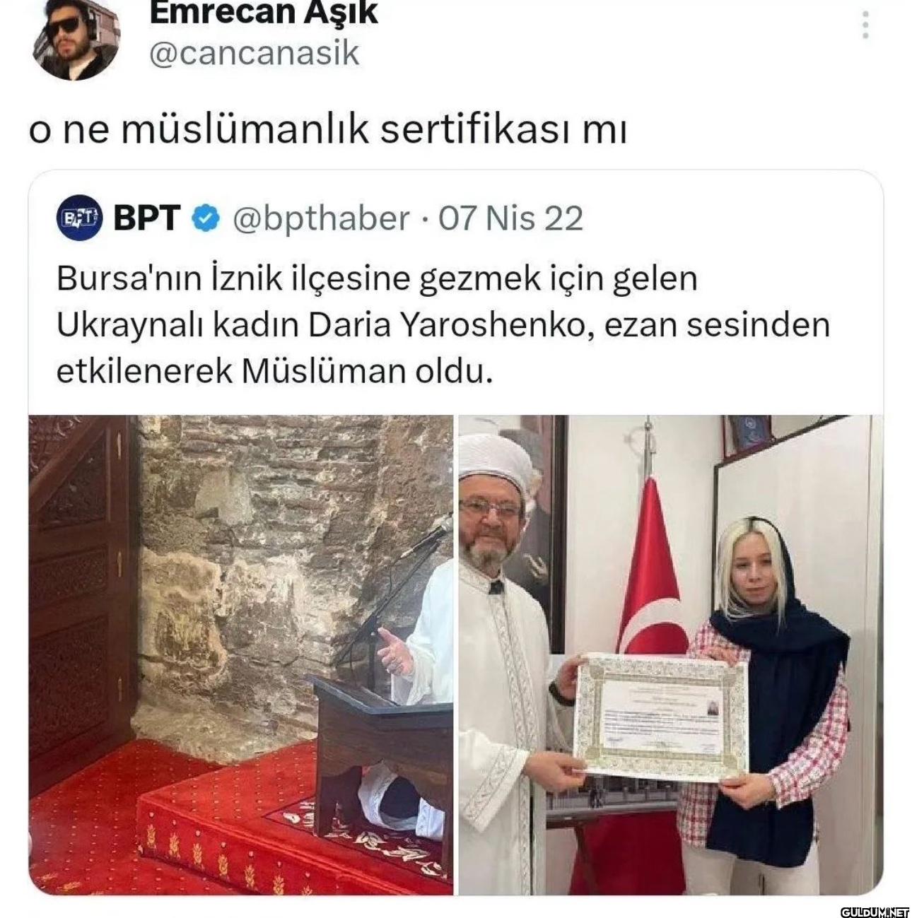 o ne müslümanlık...