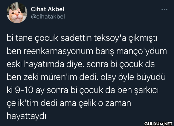 bi tane çocuk sadettin...