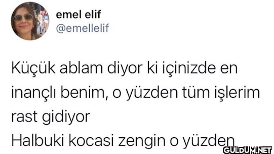 Küçük ablam diyor ki...