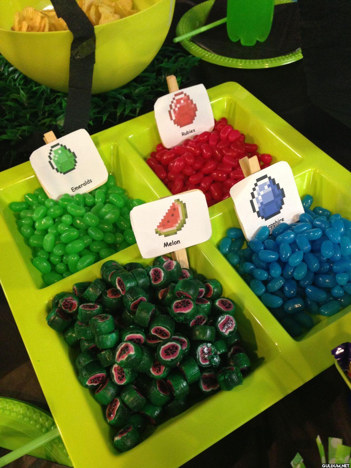 Rubies Emeralds Melon Sapphire