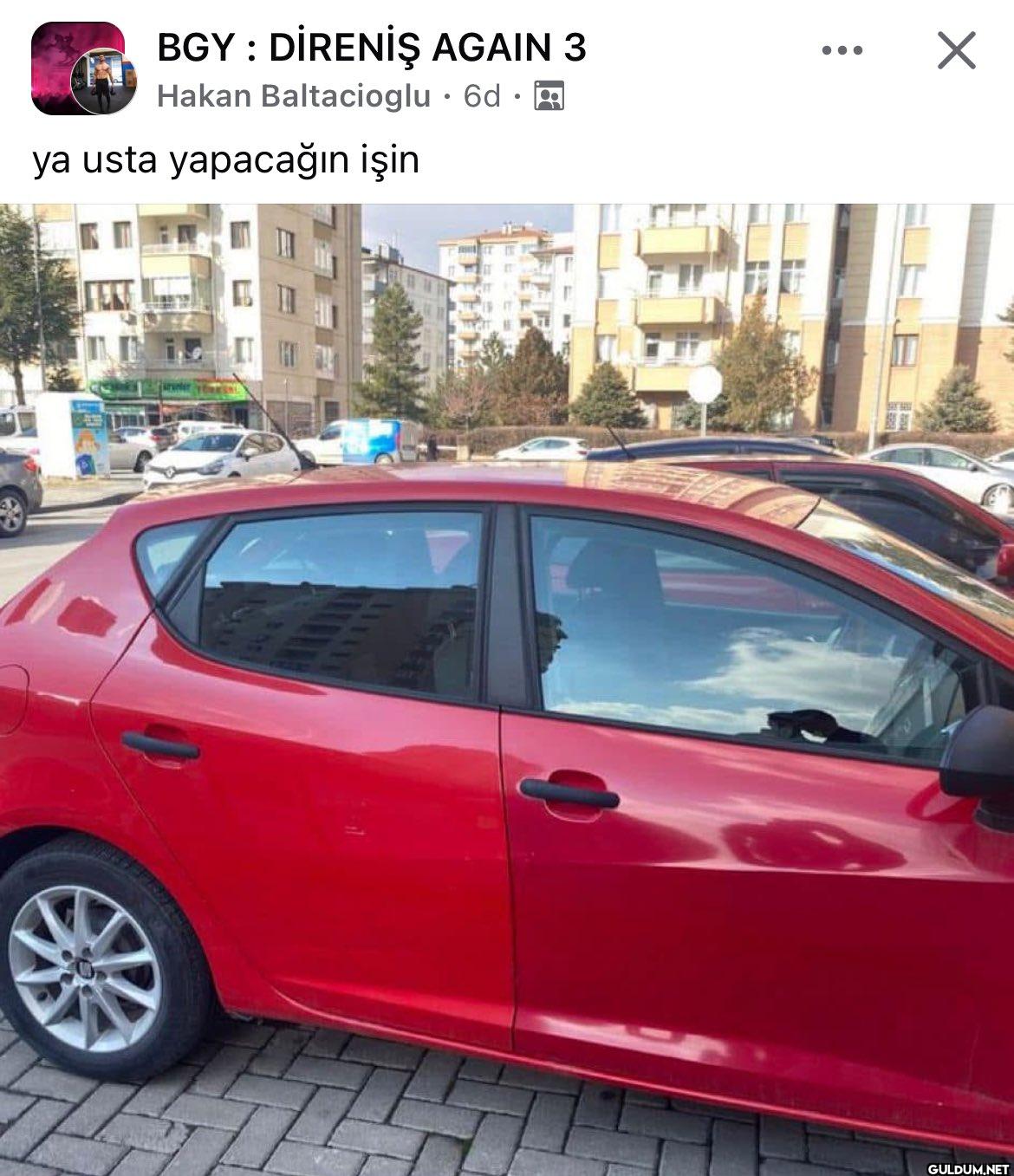 güneşte rengi açılır diye...