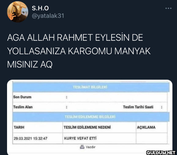 AGA ALLAH RAHMET EYLESİN...