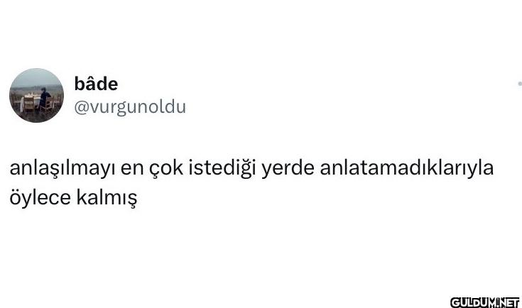 anlaşılmayı en çok...