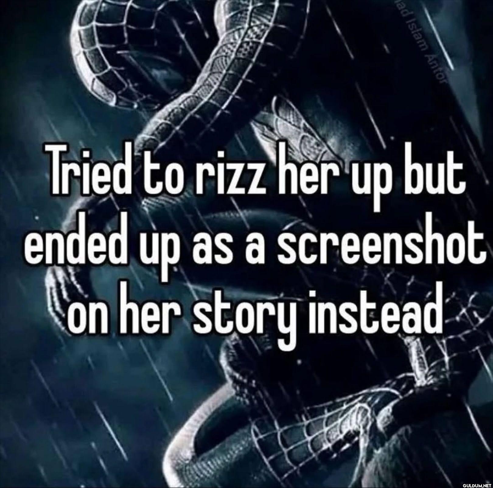 Tried to rizz her up but...