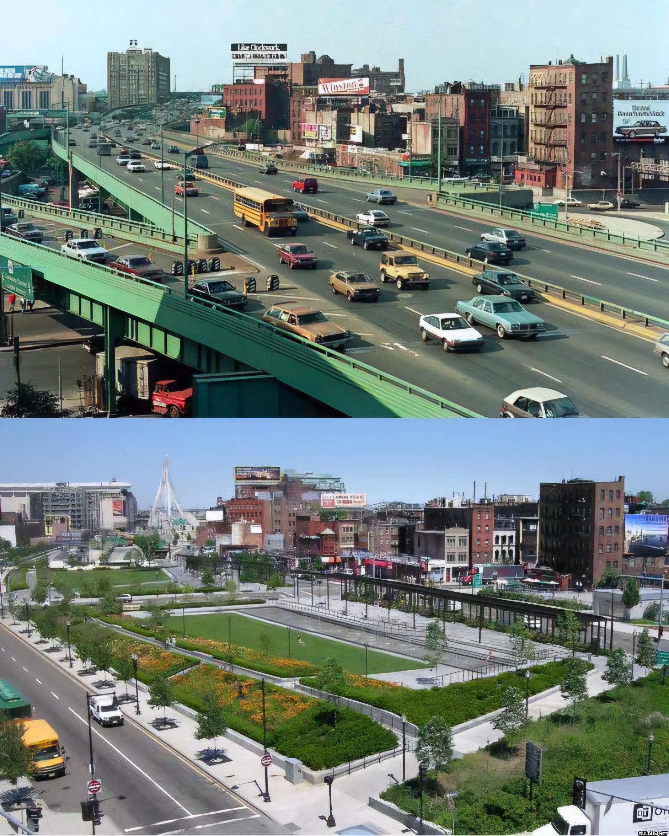 Boston moved it’s highway...
