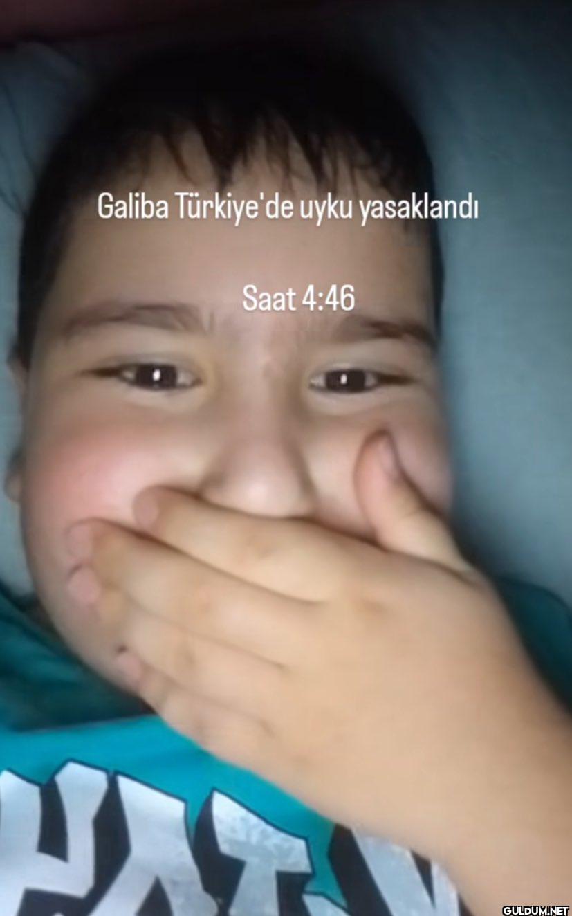 Galiba Türkiye'de uyku...