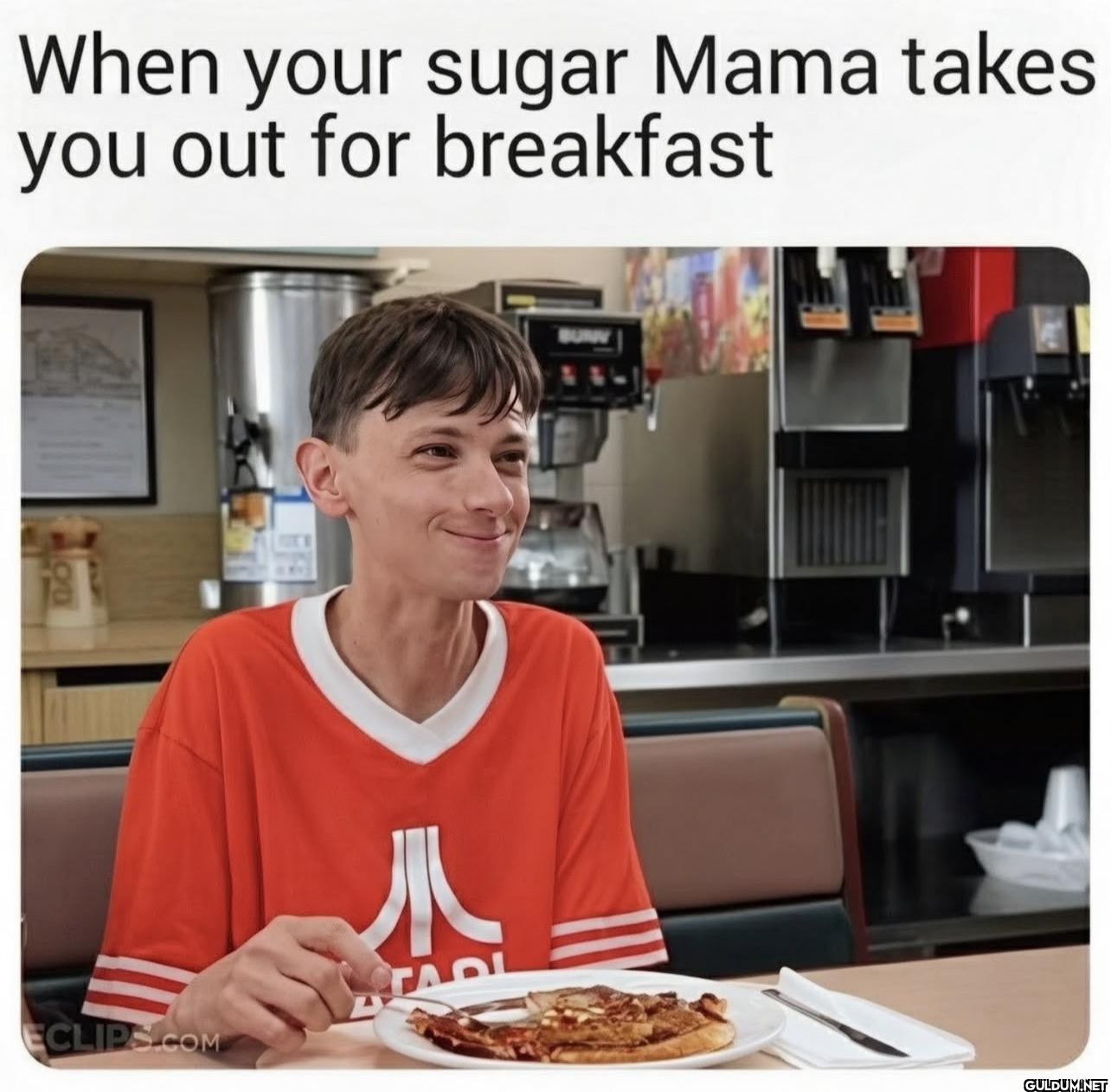 When your sugar Mama takes...