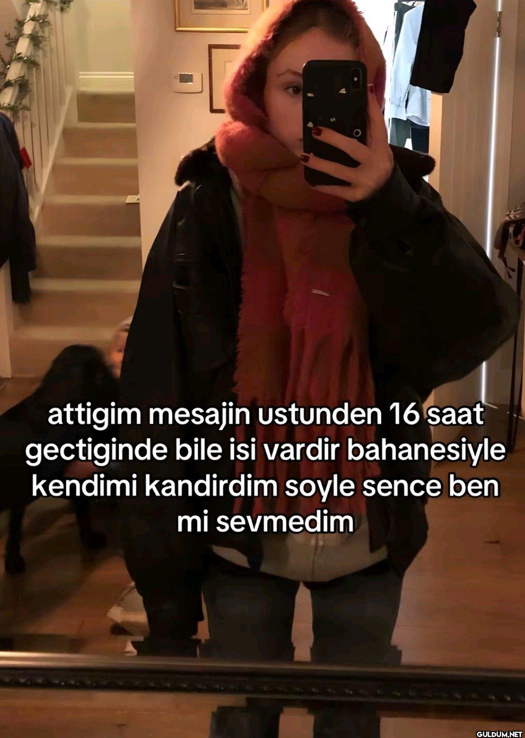 attigim mesajin ustunden...