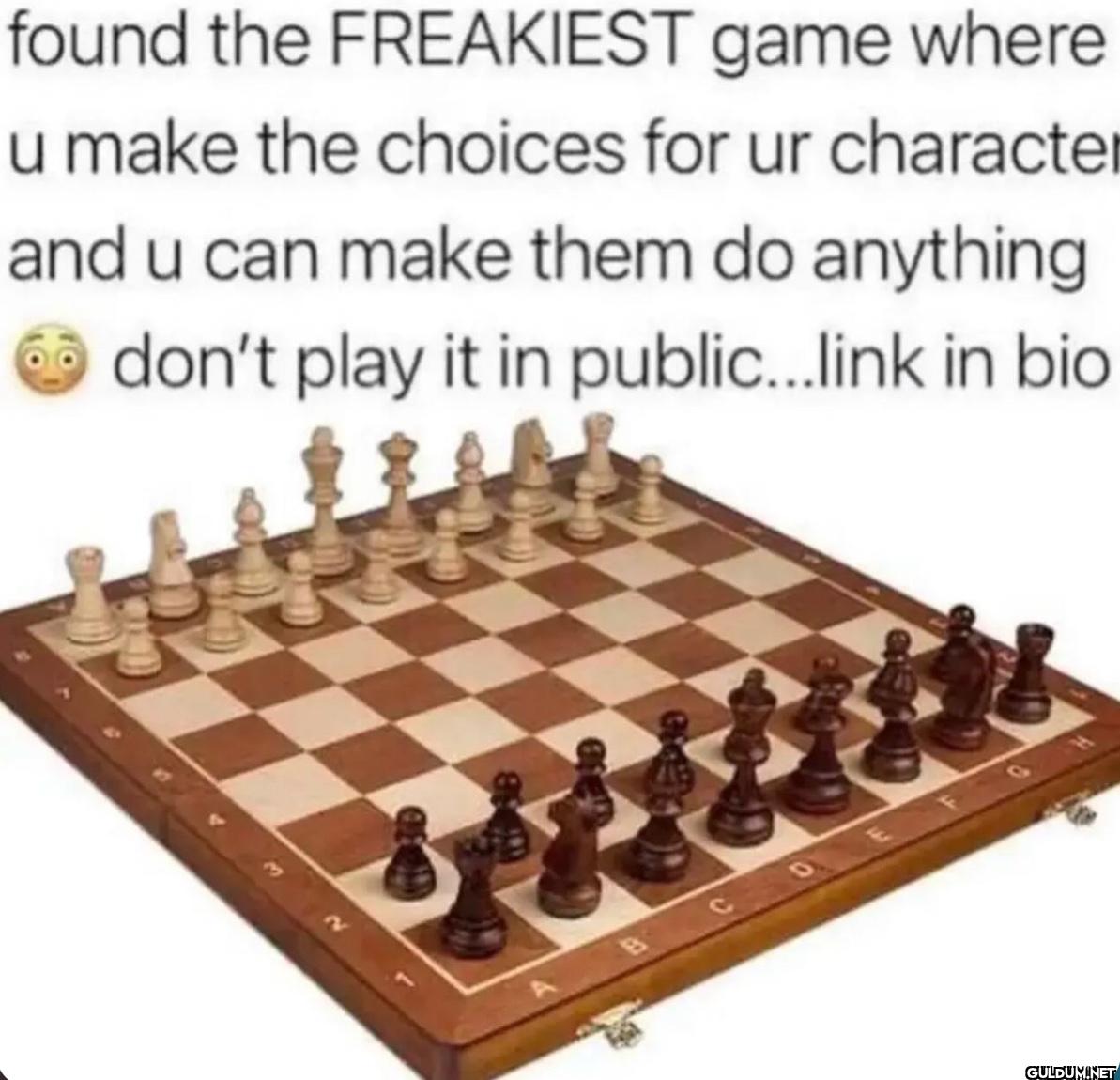 found the FREAKIEST game...