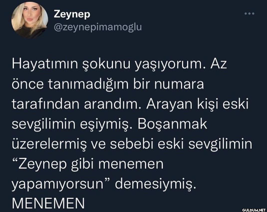 Hayatımın şokunu...