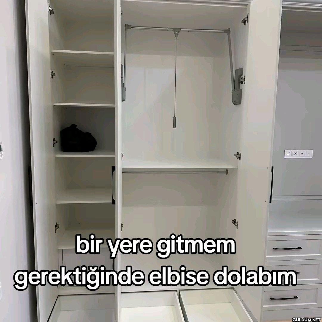 bir yere gitmem...