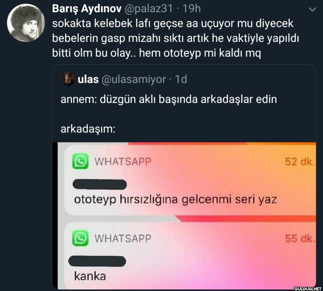 - 19h sokakta kelebek lafı...