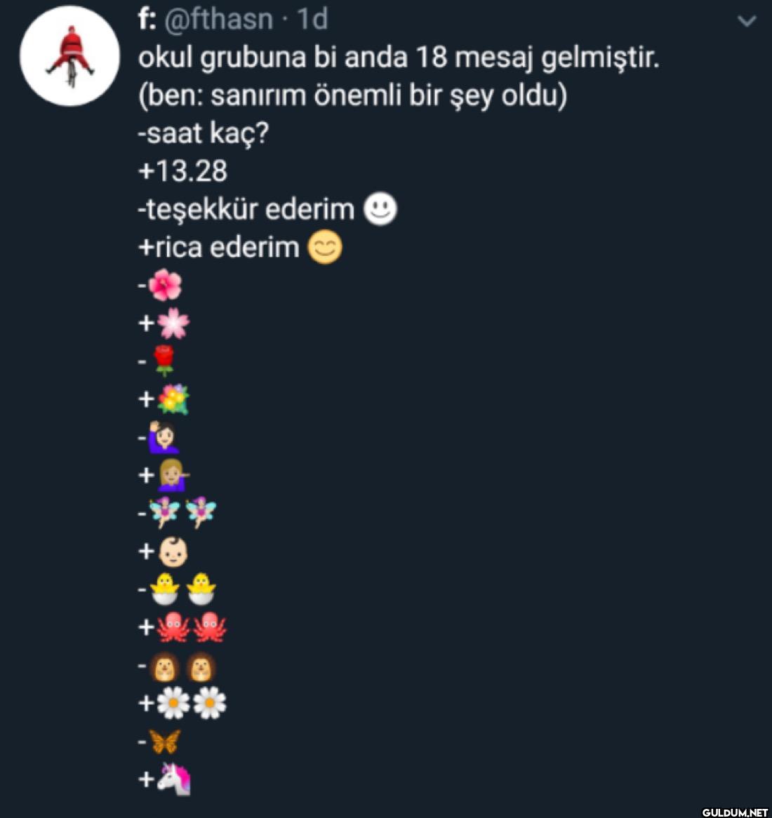 1d okul grubuna bi anda 18...