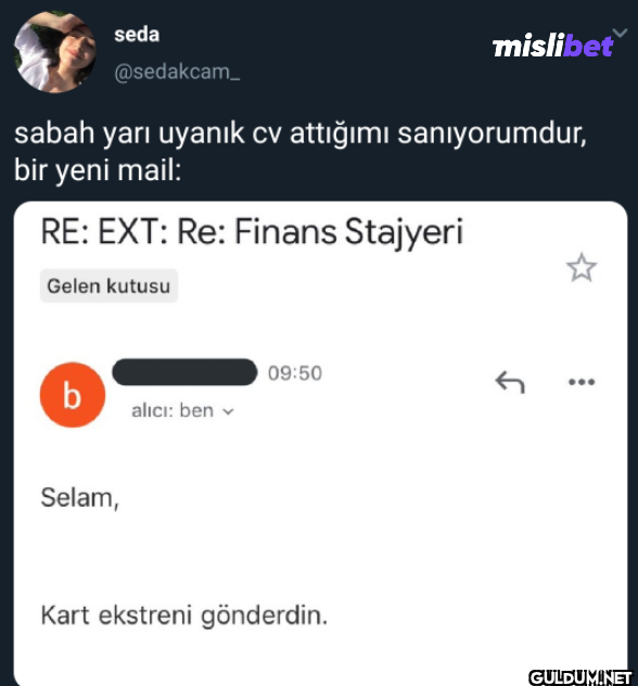 sabah yarı uyanık cv...