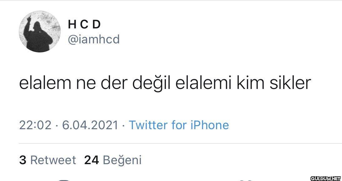 elalem ne der değil...