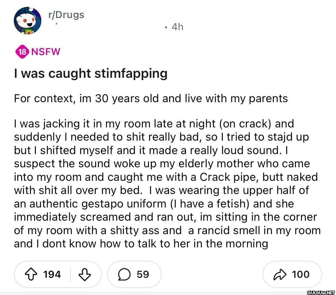r/Drugs ⚫ 4h 18 NSFW I was...