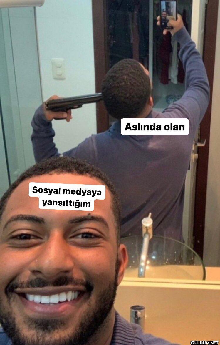 Sosyal medyaya yansıttığım...