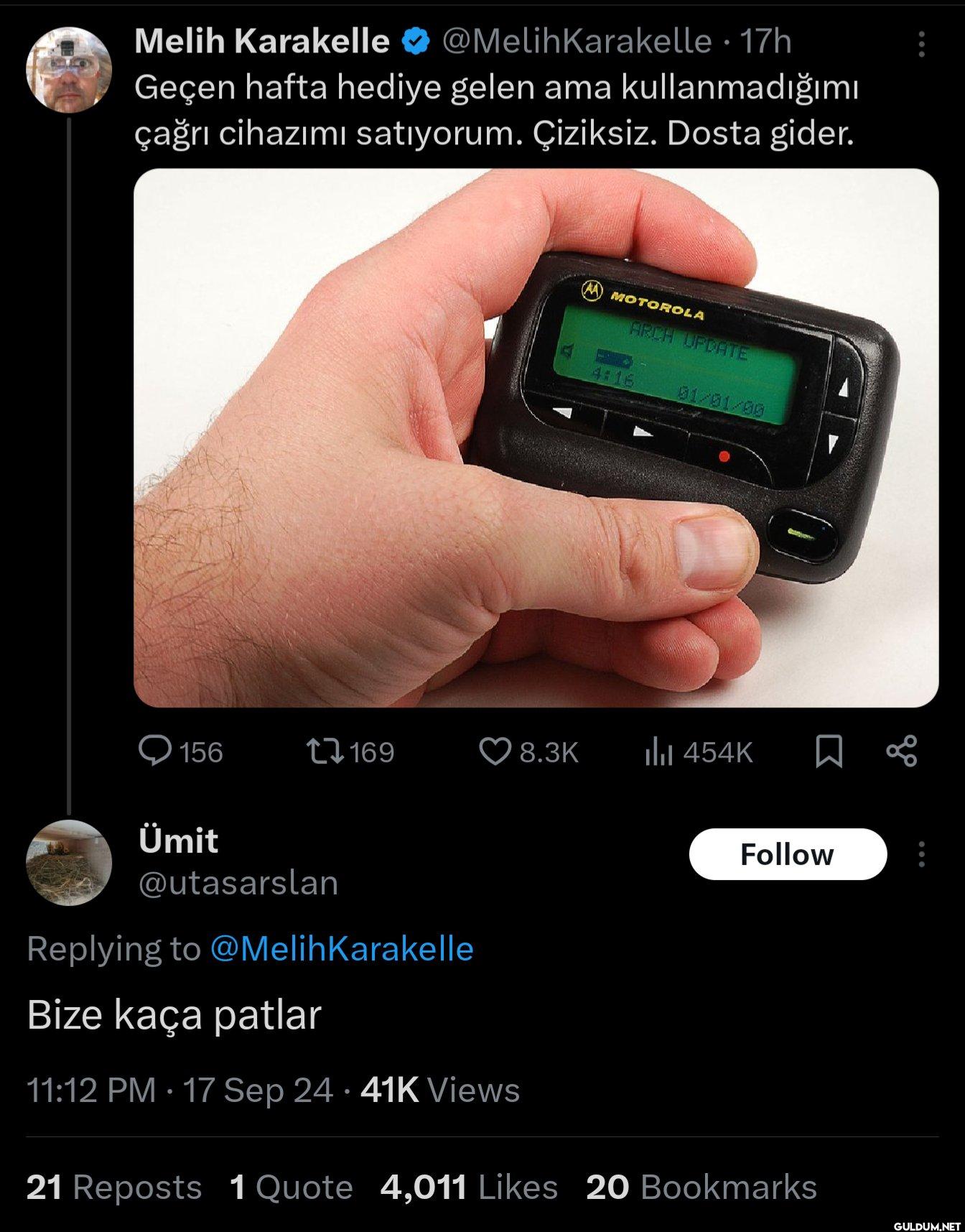 Karakelle. 17h Geçen hafta...