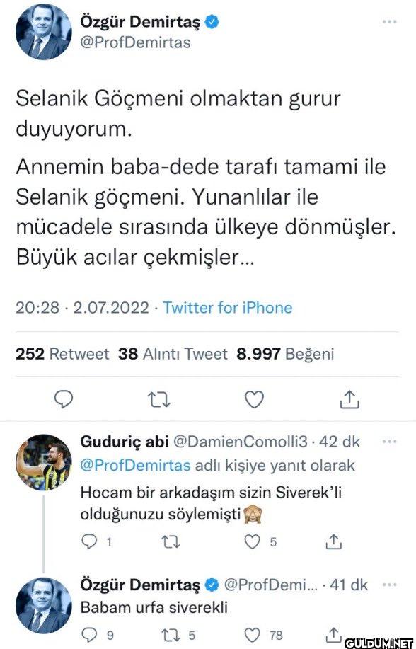 Selanik Göçmeni olmaktan...