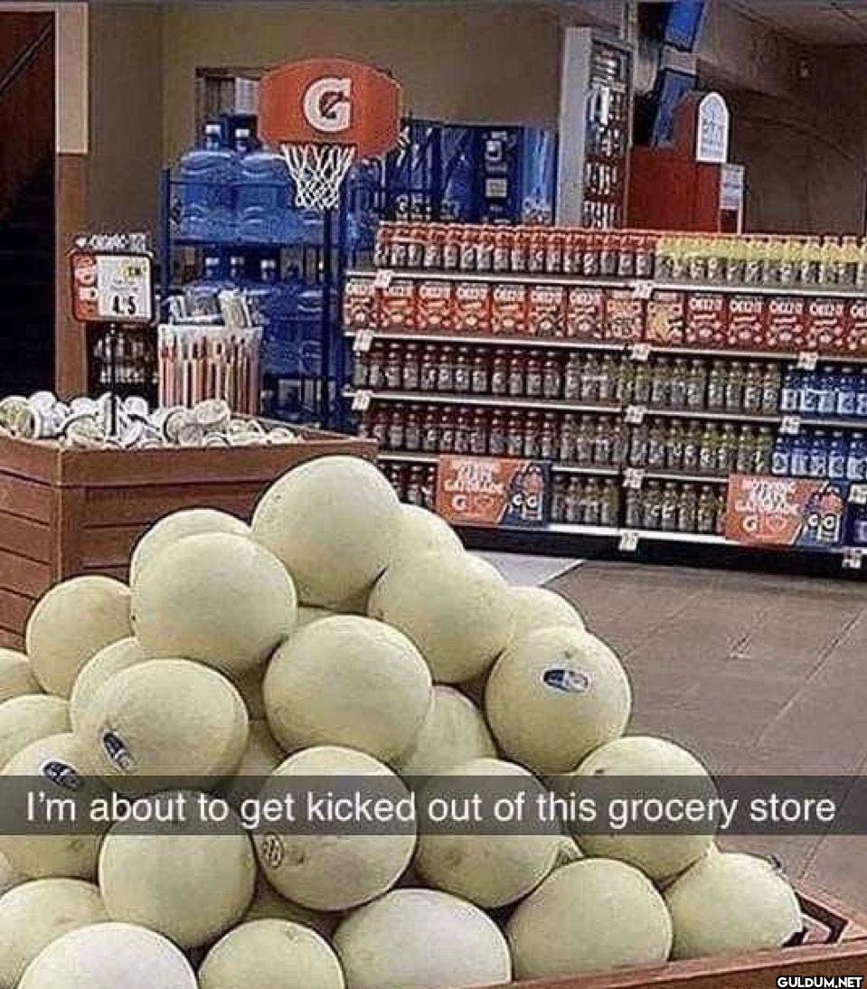 I'm about to get kicked...