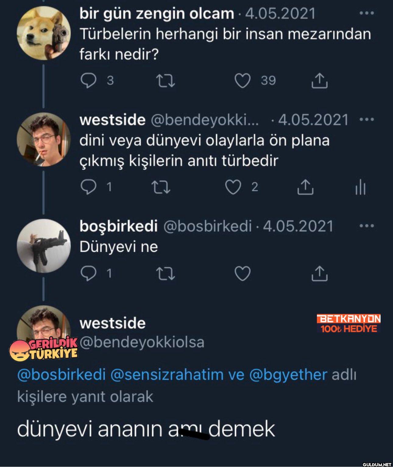 bir gün zengin olcam...