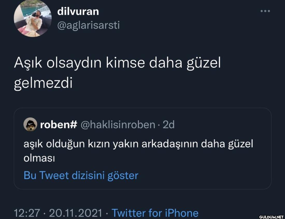 Aşık olsaydın kimse daha...