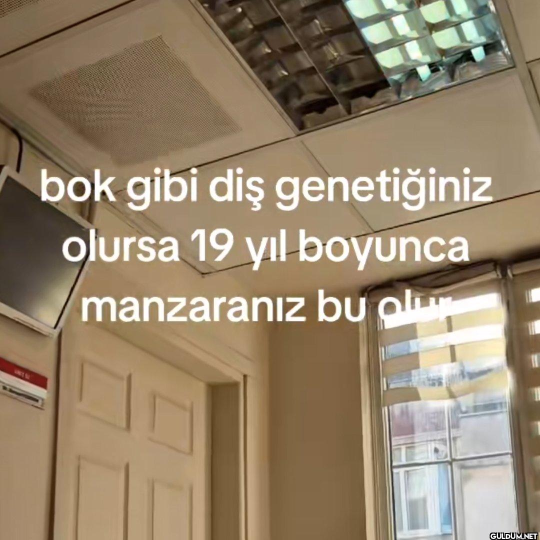 bok gibi diş genetiğiniz...