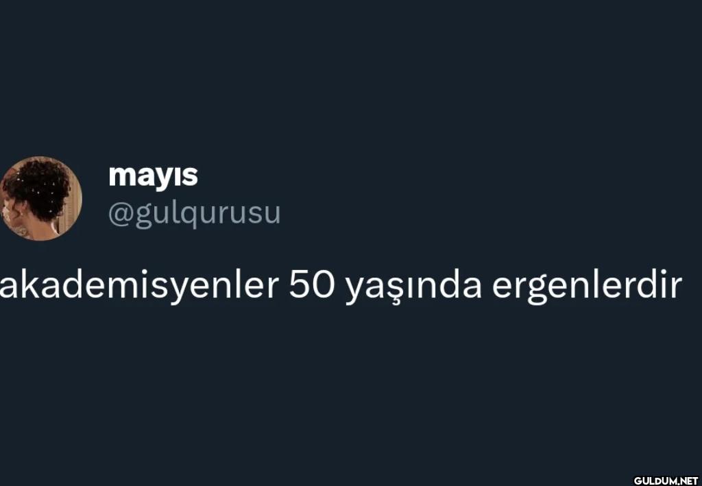 akademisyenler 50 yaşında...