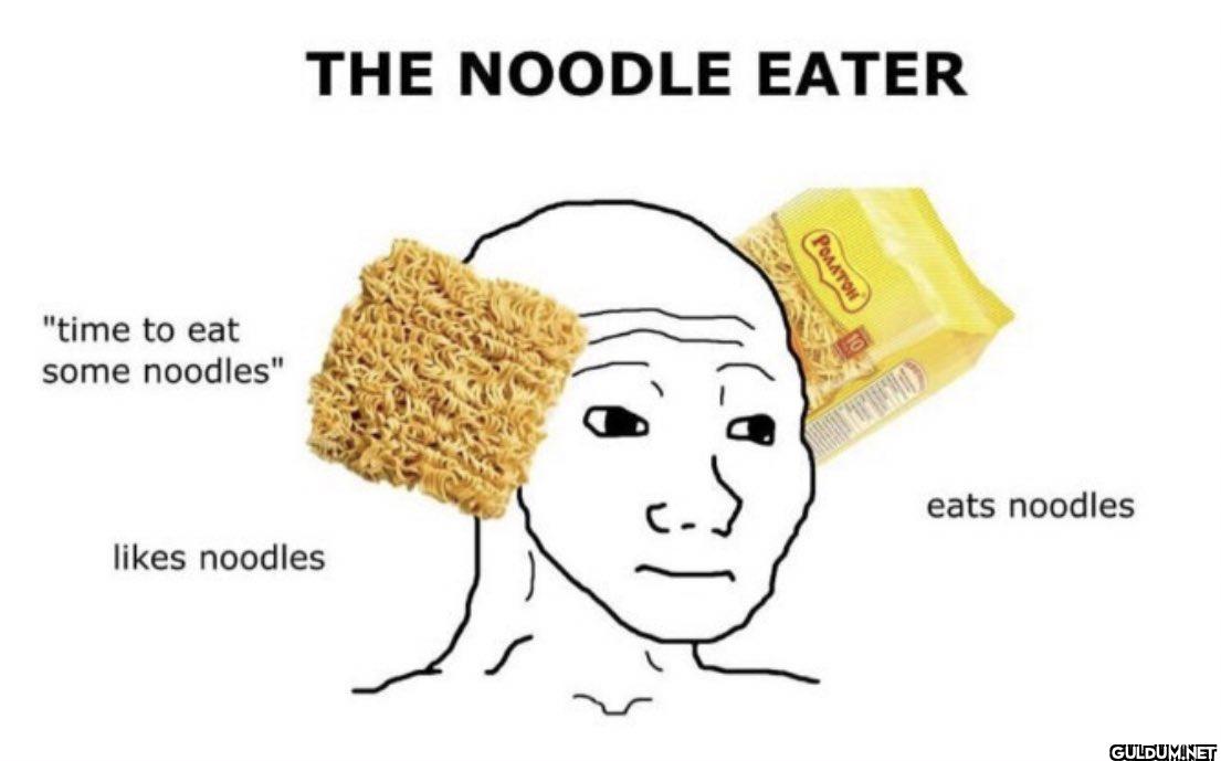 THE NOODLE EATER "time to...