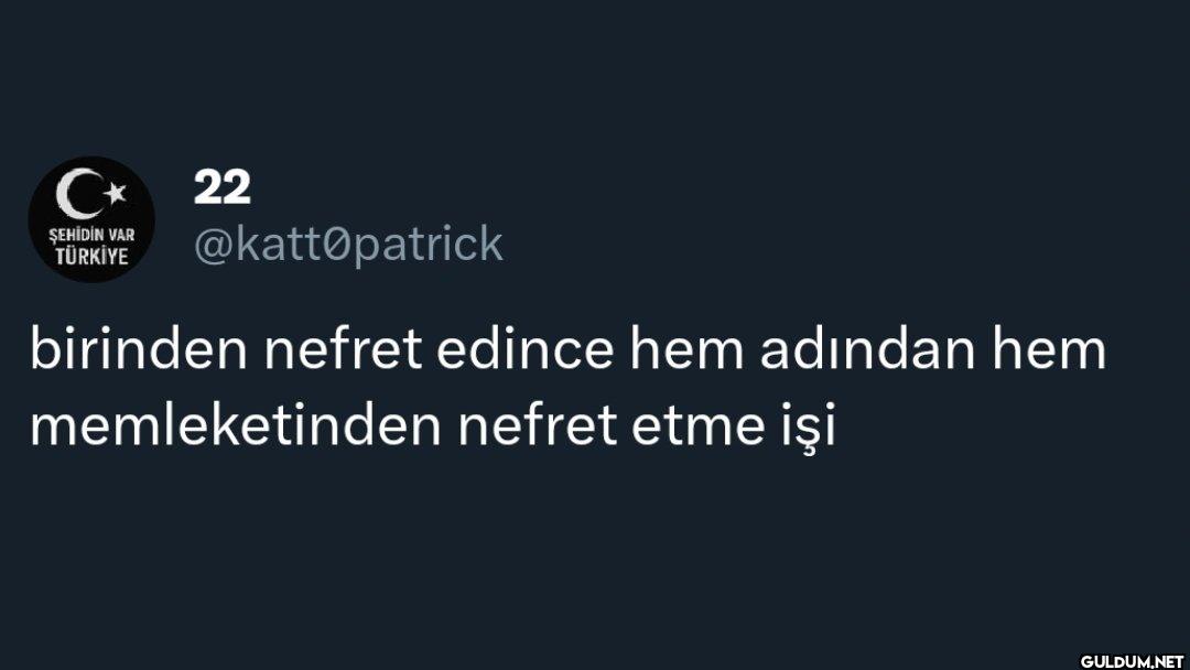 birinden nefret edince hem...