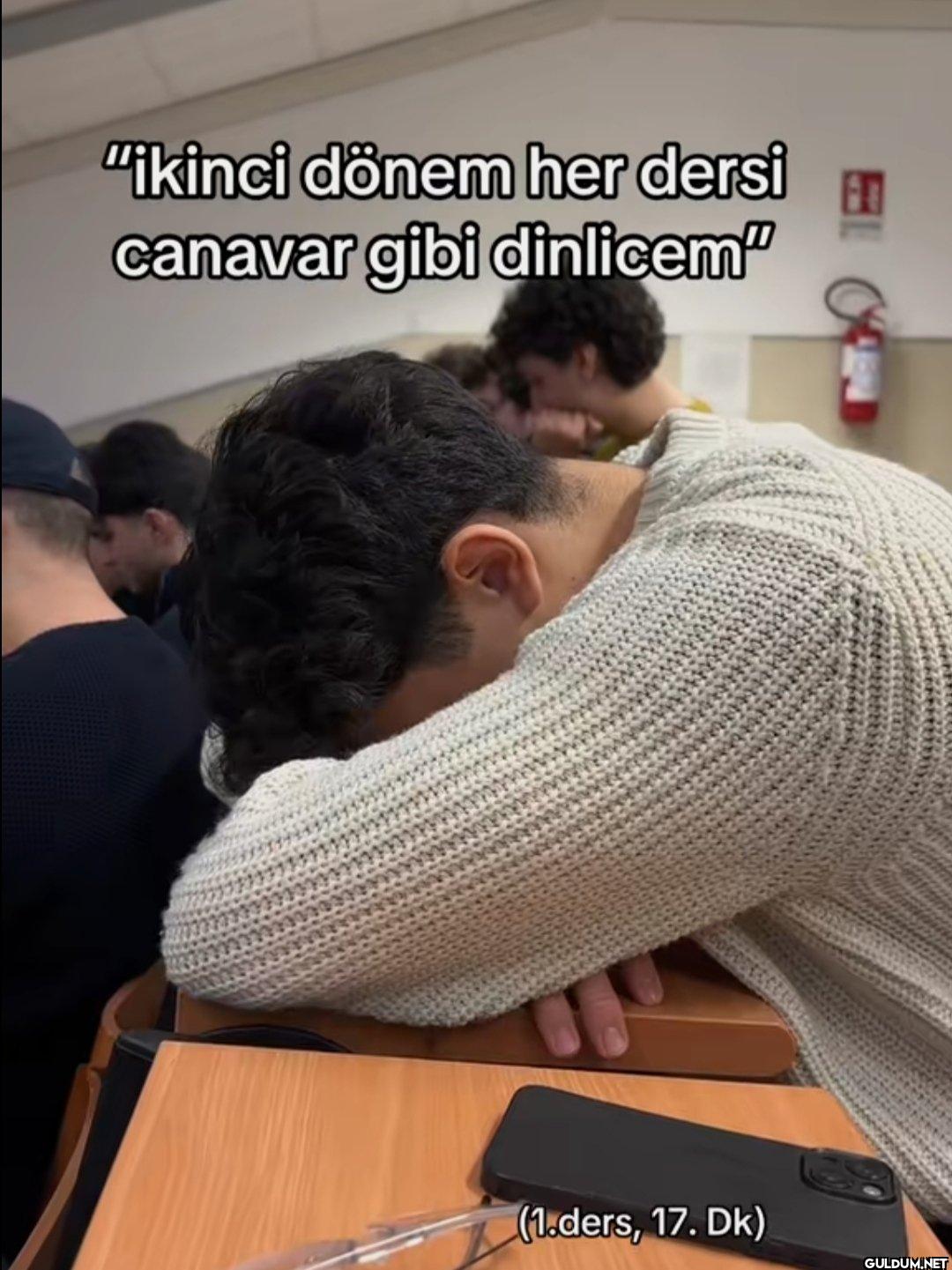 "ikinci dönem her dersi...
