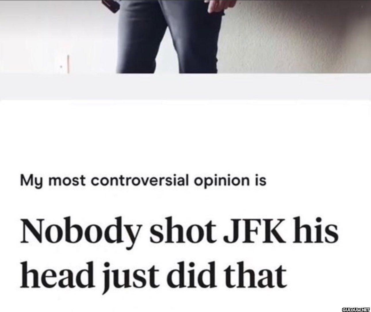 My most controversial...