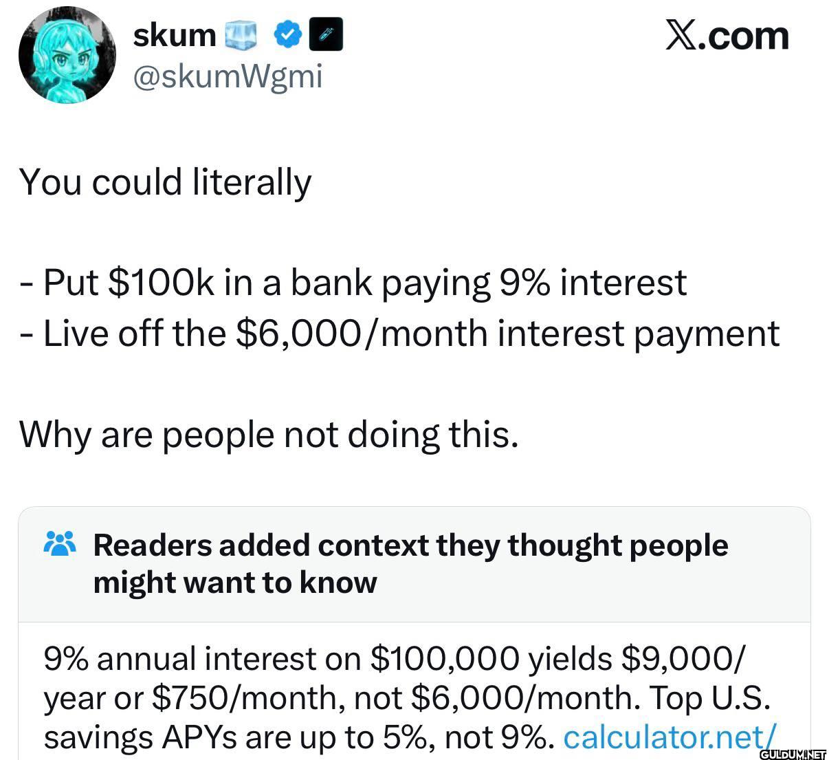 You could literally X.com...