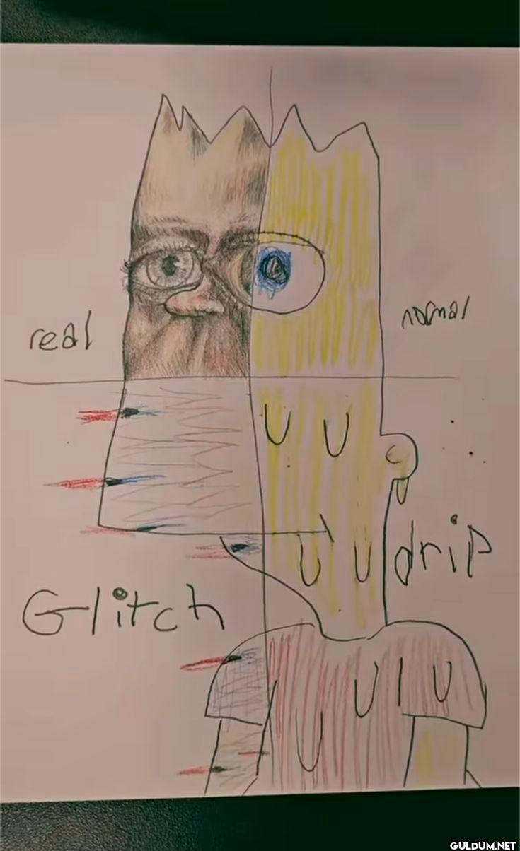 real normal Glitch drip