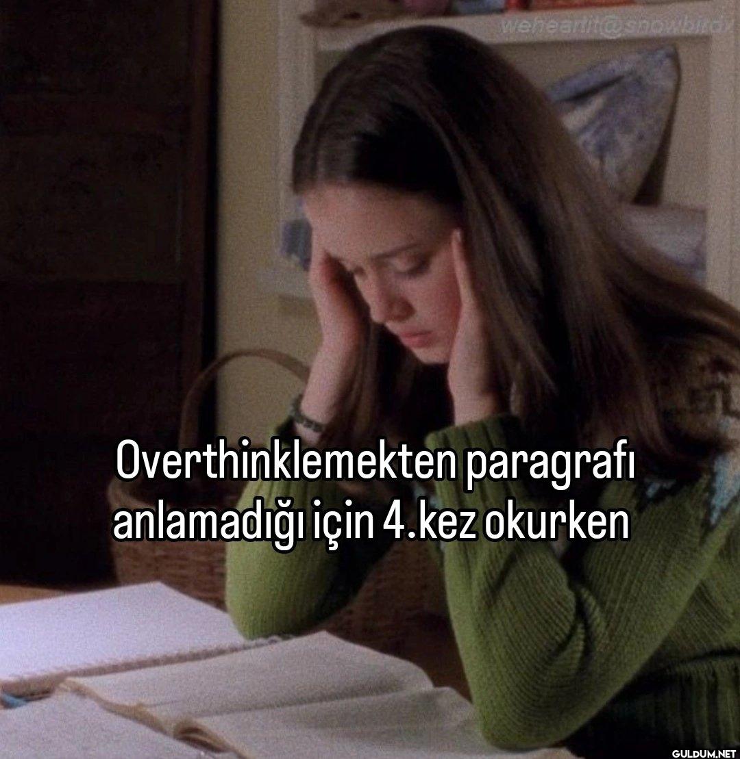 Overthinklemekten...