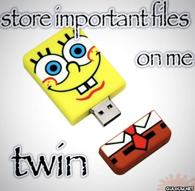 store important files on me twin
