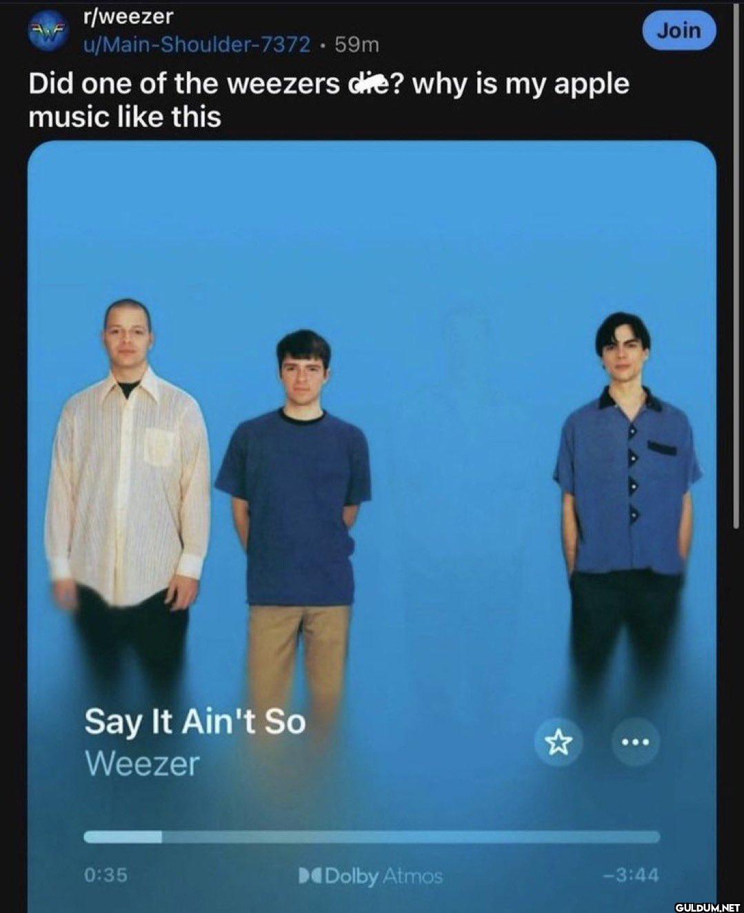r/weezer...