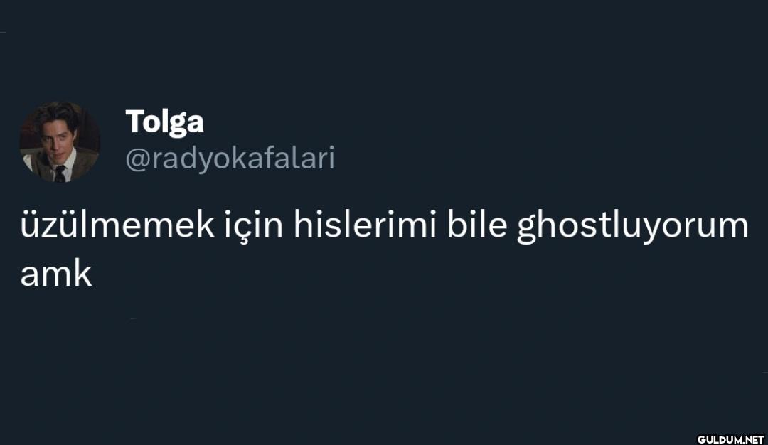 üzülmemek için hislerimi...