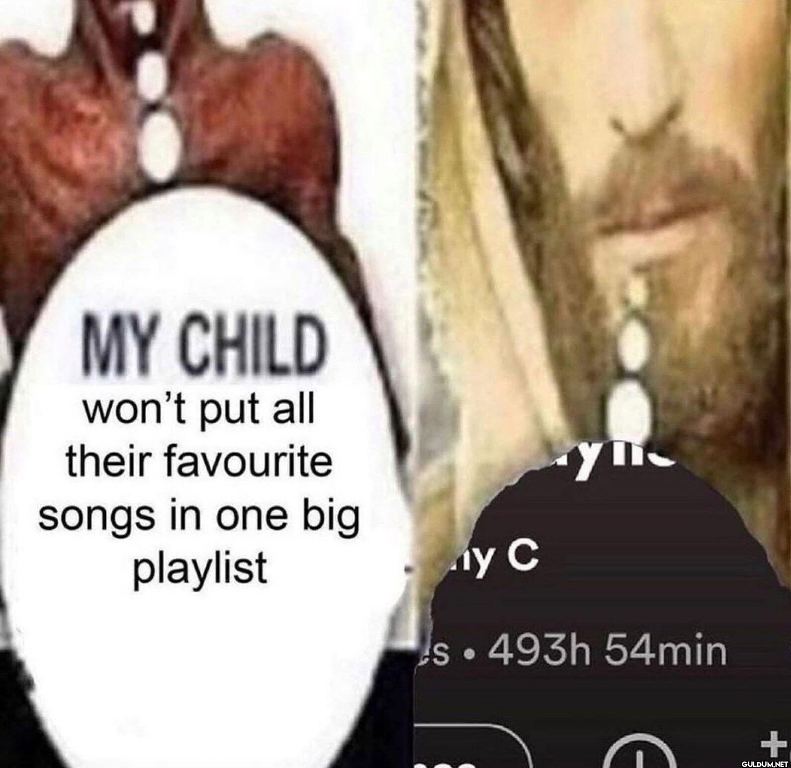 MY CHILD won't put all...