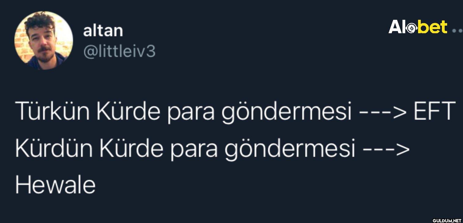 Alobet.. Türkün Kürde para...