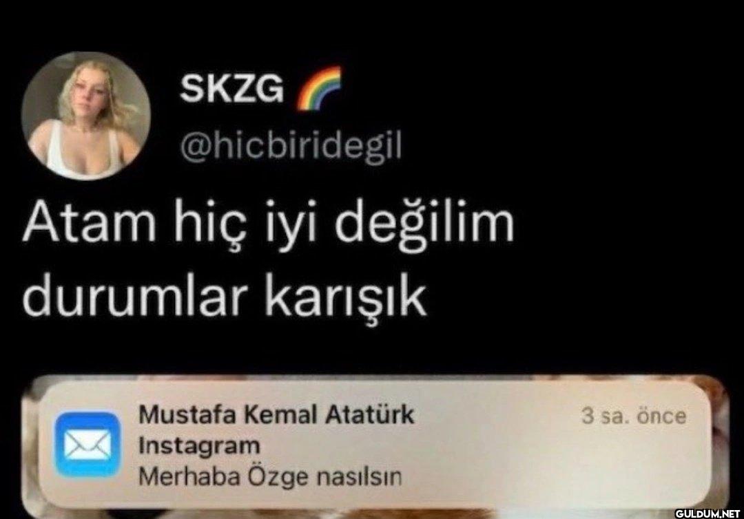 Atam hiç iyi değilim...
