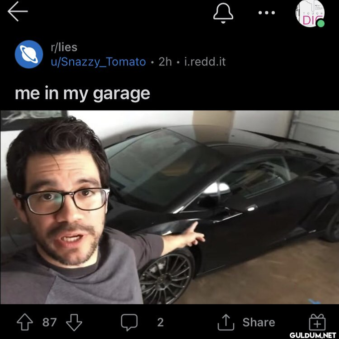 r/lies u/Snazzy_Tomato 2h...